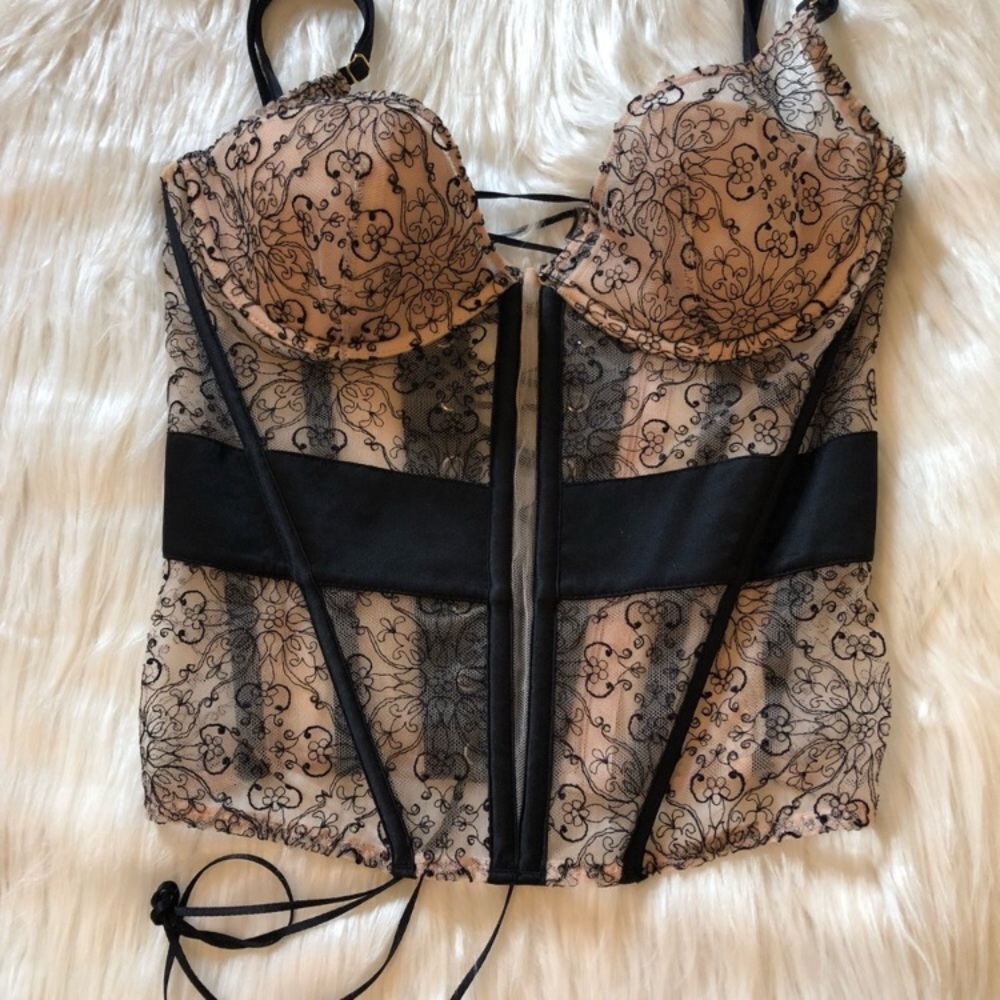 Victoria's Secret Embroidered Corset